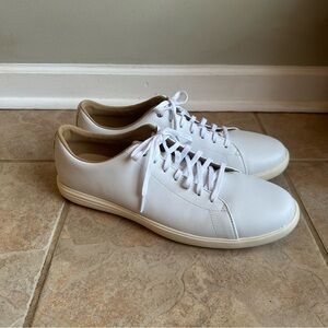 NEW Cole Haan Grand Crosscourt II White Leather Sneaker C26515